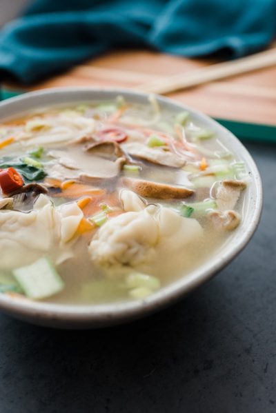Recette Bouillon asiatique aux crevettes - FRIJE